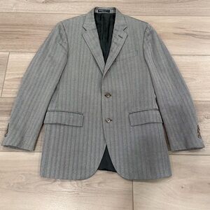 Polo Ralph Lauren Blazer Cashmere Silk 40R Italy Jacket Sport Coat Herringbone